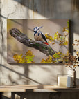 Canvas - Autumn woodpecker - Admen.dk