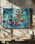 Canvas - Bloom shimmer sparkle blue