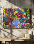 Canvas - Book Cafe colorful - Admen.dk