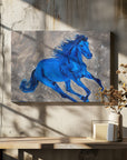 Canvas - Blue Horse - Admen.dk
