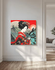 Canvas - Japan World Illustration (1) - Admen.dk