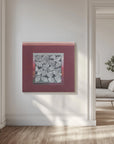 Canvas - Silver Leaves With Red Hi Res Maybe