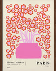 Plakat - Flower Market. Paris - Admen.dk
