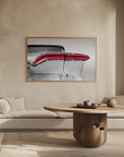 Plakat - US classic car 1958 taillight abstract