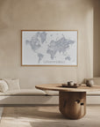 Poster - Coddiwomple world map
