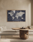 Poster - Wanderlust world map Glyn