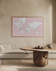 Poster - Leire world map in Spanish