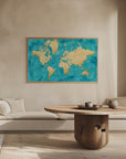 Plakat - Lexy world map