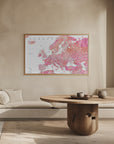 Poster - Tatiana detailed map of Europe