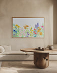 Poster - Watercolor wildflowers