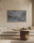 Plakat - Gray vintage map of Hamburg Germany