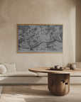 Poster - Gray vintage map of Frankfurt Germany