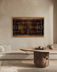 Plakat - Vintage Soccer Field