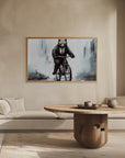 Plakat - Bear on bike