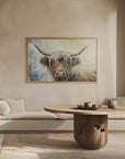 Poster - Cow Highland Illustration Art 01