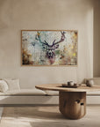 Plakat - Deer Animal Vintage Art Illustration Wallart 07