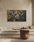 Plakat - Giraffe Animal Vintage Art Illustration Wallart 04