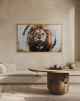 Plakat - Lion Animal Vintage Art Illustration Wallart 17