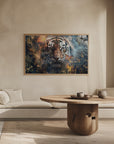 Poster - Tiger Animal Vintage Art Illustration Wallart 06