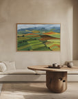 Plakat - Theodore patchwork landscape