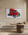 Poster - Red Truck 02