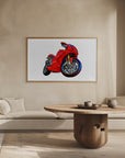 Plakat - Motobike Red 07