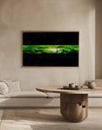 Plakat - Giraffe in Landscape 90s 02