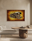 Plakat - Train - Sepia Illustration 58