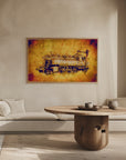 Plakat - Train - Sepia Illustration 69