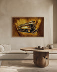 Poster - Train - Sepia Illustration 70