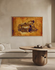 Plakat - Train - Sepia Illustration 73