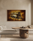 Plakat - Train - Sepia Illustration 72
