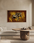 Poster - Classic Car - Sepia Illustration 86