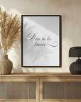 Plakat - Dare Braver Script Message