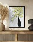 Poster - Yellow blooms in a vase