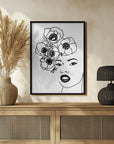 Plakat - Anemone portrait
