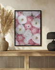 Plakat - Scattered ranunculus in muted pink I