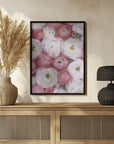 Poster - Scattered ranunculus in muted pink II