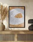 Poster - Abstract Lake Crater view
