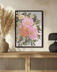 Poster - Nanette floral art in pastels