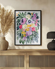 Poster - Urja loose floral watercolor bouquet
