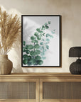 Plakat - Watercolor eucalyptus bouquet