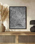 Poster - Gray vintage map of Essen Germany