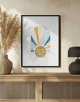 Plakat - Pastel Sun Quote