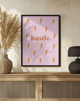 Plakat - Hustle Lightning Bolts