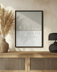 Plakat - Mindful Inhale Exhale