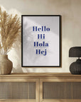 Plakat - Hello Different Languages
