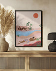 Plakat - Beach Please - Admen.dk