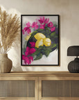 Plakat - Bougainvillea and lemons