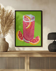 Plakat - Grapefruit Paloma Pistachio